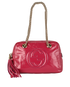 Soho Chain, &pound;550, Handbags, Pink, Patent Leather, Front view